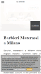 Mobile Screenshot of barbierimaterassi.it